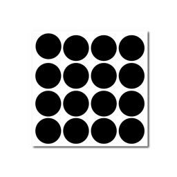 50 Ensembles Stickers de bouteille de rangement amovible imperméable PVC Sticker Blackboard Easy à Effacement 16pcs / Set 170x170mm