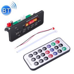 Carte de décodeur de lecteur MP3 Audio 12V 2x3W Radio FM TF USB 3.5mm AUX, avec Bluetooth et fonction d'appel d'enregistrement et télécommande