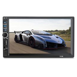 7018B 7,0 pouces HD écran tactile double DIN autoradio Bluetooth stéréo lecteur MP3 / MP4 / MP5 avec télécommande, module 6800, prise en charge de la carte FM / TF / disque flash USB