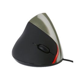 JSY-12 5 Keys USB Wired Souris Vertical Souris ergonomique Souris optique de poignet ergonomique (gris argenté)