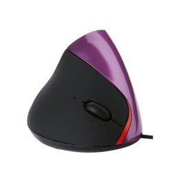 JSY-12 5 clés USB Wired Souris verticale Souris ergonomique Souris optique de poigne ergonomique (violet)