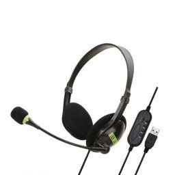 Casque filaire monté sur la tête avec microphone, style: GAE-440 B