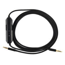 ZS0082 Câble audio pour casque 3,5 mm pour Logitech G633 G933 (Noir)