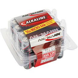 1x20 Ansmann Alcaline Micro AAA LR 03 red-line Box 5015538