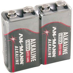 1x2 Ansmann Alkaline bloc 9V red-line 5015591