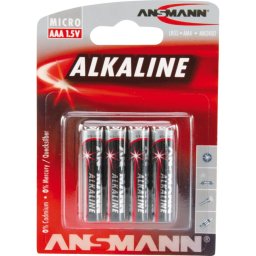 1x4 Ansmann Alcaline Micro AAA LR 03 red-line 5015553