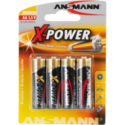 1x4 Ansmann Alcaline Mignon AA LR 6 X-Power