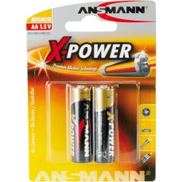 1x2 Ansmann Alcaline Mignon AA LR 6 X-Power