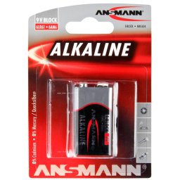 1 Ansmann Alcaline bloc 9V red-line 1515-0000