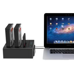 ORICO 6638US3-C 3 baies USB 3.0 Type-B à SATA Disque dur externe Boîtier de stockage Station d accueil disque dur / Duplicateur pour 2,5 pouces / 3,5 pouces SATA HDD / SSD