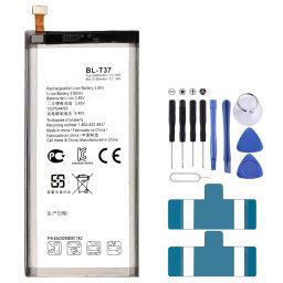 Remplacement de la batterie Li-polymère BL-T37 3300 mAh pour LG V40 ThinQ, Remarque importante : pour les batteries au lithium, seuls des moyens d'expédition sécurisés vers l'Union européenne (27 pays), le