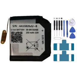 250mAh EB-BR720ABE Remplacement de batterie Li-polymère pour Samsung Gear S2 classic SM-R720, Remarque importante : Pour les batteries au lithium, seuls des moyens d'expédition sécurisés vers l'Union européenne (27