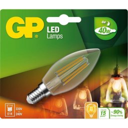 GP Lighting Bougie filament E14 4W (40W) 470 lm GP 078128