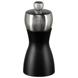 Peugeot FIDJI Moulin à poivre hêtre, noir mat, 12cm
