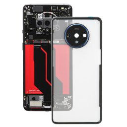 Pour le couvercle arrière de la batterie OnePlus 7T avec objectif d'appareil photo (transparent)
