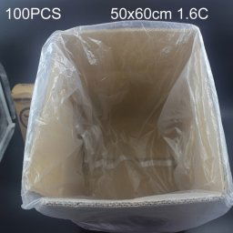 100 PCS 1.6C Sachet d'emballage en plastique PE résistant à l'humidité, taille: 50 cm x 60 cm