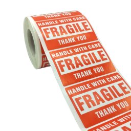 Étiquette d'autocollant de transport d'emballage, taille: 75x50mm / 3x2inch (A-87)