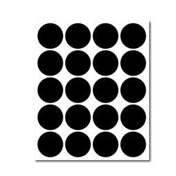 50 Ensembles Stickers de bouteille de rangement amovible imperméable PVC Sticker Blackboard Easy à Effacement 20pcs / Set 170x220mm