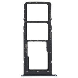 Plateau de carte SIM + plateau de carte SIM + plateau de cartes Micro SD pour LG K41S LMK410EMW LM-K410EMW LM-K410 (argent)