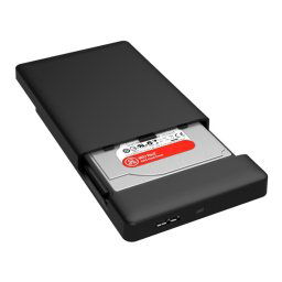 ORICO 2588US3 Boîtier de stockage pour disque dur externe USB3.0 pour PC portable SATA 2,5 pouces SATA HDD / SSD de 9,5 mm (Noir)