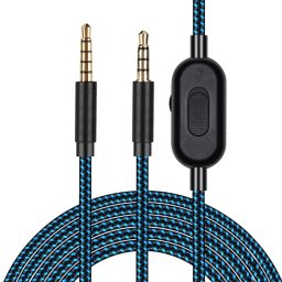 ZS0162 Câble audio pour casque de jeu avec version de contrôle filaire pour Logitech Astro A10 A40 A30