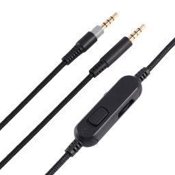 ZS0161 Câble audio pour casque 3,5 mm pour HyperX Cloud MIX / Cloud Alpha (Noir)
