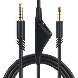 ZS0175 pour LOGITECH ASTRO A10 / A40 / A30 3,5 mm mâle à volume mâle câble audio réglable de volume de volume, longueur de câble: 2M
