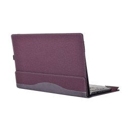 Protection de protection des ordinateurs portables en cuir PU pour HP Spectre X360 15-EB (Rouge de vin)