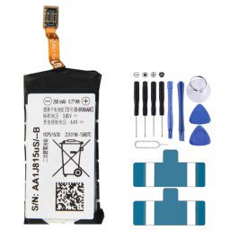 200mAh EB-BR365ABE Remplacement de batterie Li-polymère pour Samsung Gear Fit2 Pro SM-R365, Remarque importante : Pour les batteries au lithium, seuls des moyens d'expédition sécurisés vers l'Union européenne (27