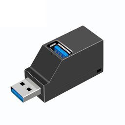 Mini portable 2 x USB 2.0 + 1 x USB 3.0 HUB avec cordon