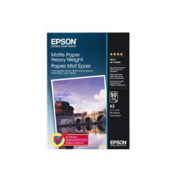 Epson Matte Paper - Heavy Weight A 3, 50 feuilles, 167 g S 041261