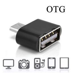 Adaptateur micro USB 2.0 vers USB 2.0 avec fonction OTG, Pour Samsung / Huawei / Xiaomi / Meizu / LG / HTC et autres smartphones (noir)