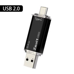 Zsuit ZstPC3 2 en 1 Interface de type C Téléphone métal U Disque U, Randon Color Livraison 32 Go (USB2.0)