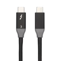 100W USB-C / TYPE-C 4.0 Homme à USB-C / TYPE-C 4,0 Câble de données de la fonction de fonction à deux couleurs mâle pour Thunderbolt 3, Longueur du câble: 1.22m