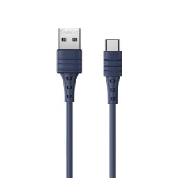 Remax RC-179A 2.4A Type-C / USB-C Haute Câble de données de chargement rapide de la TPE-C / USB-C, longueur: 1m (bleu)