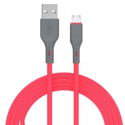IVON CA78 2.4A Câble de données de chargement rapide USB micro USB, longueur: 1m (rouge)