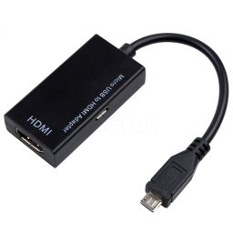 Câble adaptateur micro USB vers HDMI femelle 1080P HD pour périphérique MHL Adaptateurs HDTV pour Samsung Galaxy HUAWE