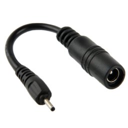 Adaptateur de charge mâle à petite broche 5,5 x 2,1 mm vers Nokia 2,0 mm, longueur: 9,5 cm