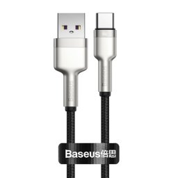 BASEUS CAKF000001 CAFÉRÉE CAFE 66W USB au câble de données en métal USB-C / C / C / CABLE DE TYPE: 0,25M