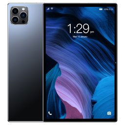 Tablette d'appel téléphonique P60 4G, 10,1 pouces, 4 Go + 64 Go, Android 8.0 MTK6750 Octa Core 1,8 GHz, double SIM, prise en charge GPS, OTG, WiFi, BT (gris)