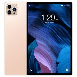 Tablette d'appel téléphonique P60 4G, 10,1 pouces, 4 Go + 32 Go, Android 8.0 MTK6750 Octa Core 1,8 GHz, double SIM, prise en charge GPS, OTG, WiFi, BT (or)