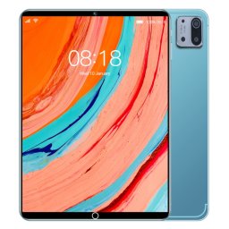 Tablette d'appel téléphonique X6 Pro 3G, 10,1 pouces, 1 Go + 16 Go, Android 5.1 MT6592 Octa Core, prise en charge double SIM, WiFi, BT, GPS (bleu)