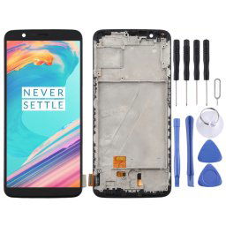 Pour OnePlus 5T A5010 TFT Écran LCD et numériseur complet avec cadre (noir)