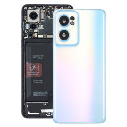 Pour OnePlus Nord CE 2 5G Couvercle arrière de batterie d'origine avec couvercle d'objectif d'appareil photo