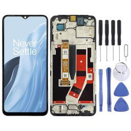 Écran LCD IPS pour OnePlus Nord N300 Assemblage complet du numériseur avec cadre (Noir)