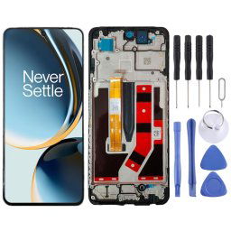 Pour OnePlus Nord N30 5G 2023 CPH2513 Écran LCD Numériseur Assemblage complet avec cadre (Noir)