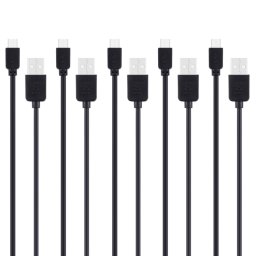 5 pcs Haweel 1M Haute vitesse micro USB sur USB Data Sync Tableau de chargement, Pour Samsung, Huawei, Xiaomi, LG, HTC et d'autres smartphones