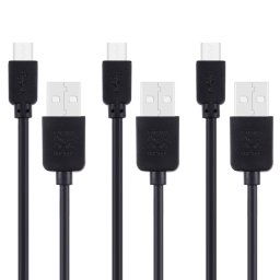 3 PCS Haweel 1M Haute vitesse Micro USB sur USB Données Synchronisez les kits de charge de chargement pour Galaxy, Huawei, Xiaomi, LG, HTC et d'autres téléphones intelligents