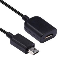 Câble d'extension micro USB mâle à femelle de 1 m, Pour Samsung / Huawei / Xiaomi / Meizu / LG / HTC et autres smartphones (noir)