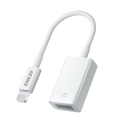 ENKAY ENK-AT108 8 broches vers USB 3.0 OTG Adapter Data Cable pour iPhone / iPad